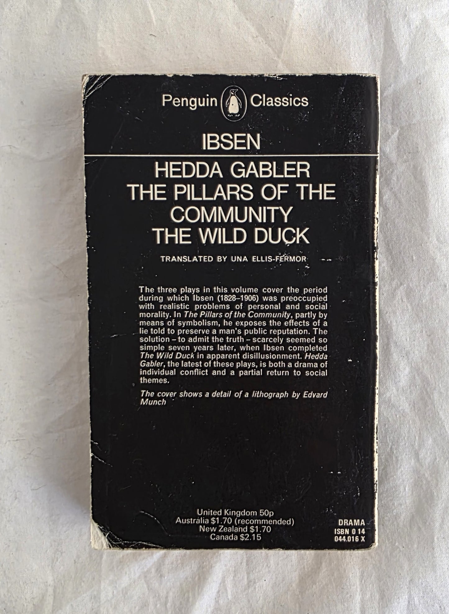 Hedda Gabler and Other Plays by Henrik Ibsen