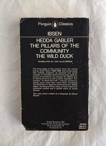 Hedda Gabler and Other Plays by Henrik Ibsen