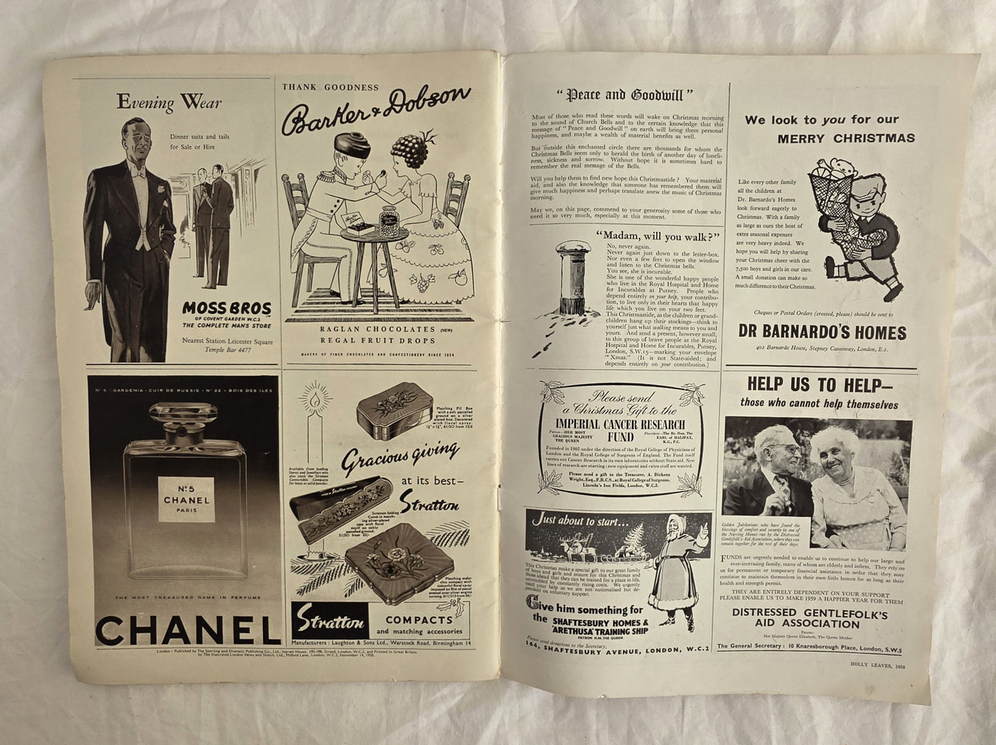 Holly Leaves  No. 3986A Vol. 206 November 14, 1958