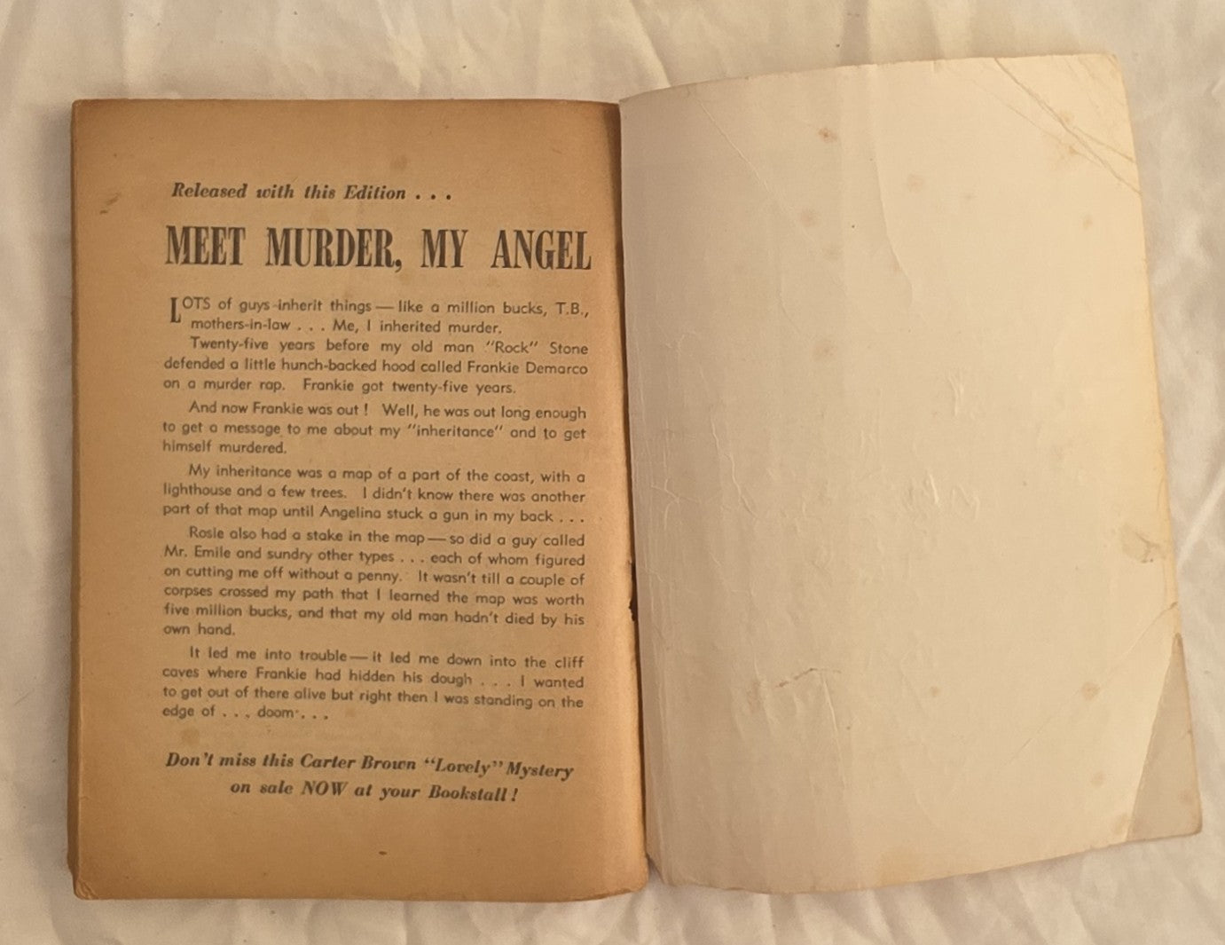 Hot Seat for a Honey by Peter Carter Brown