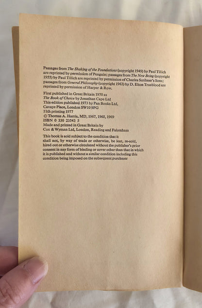 I’m Ok – You’re Ok by Thomas A. Harris