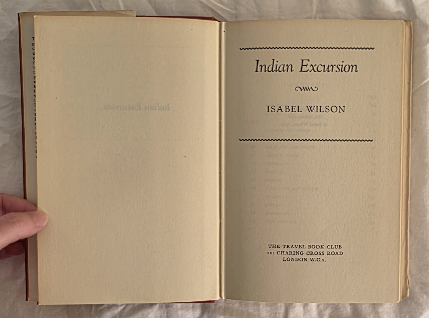 Indian Excursion by Isabel Wilson