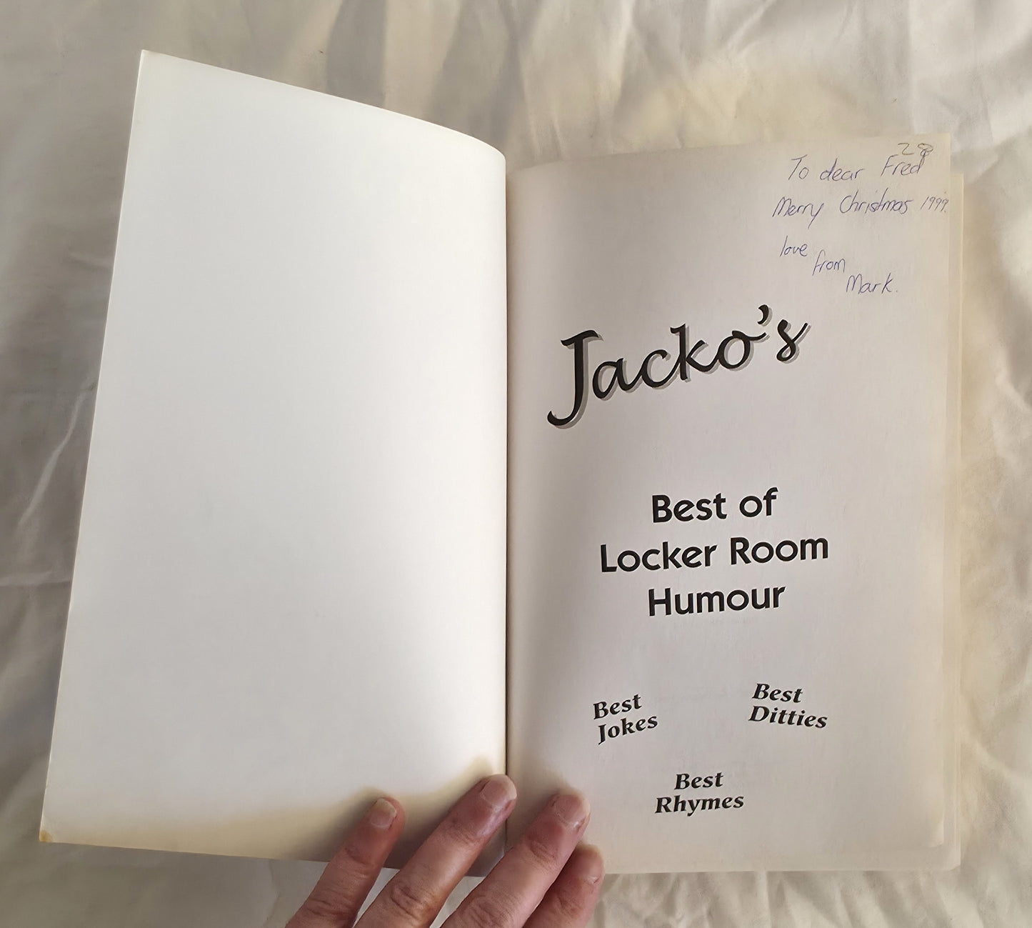 Jacko’s Best of Locker Room Humour by Mark Jackson
