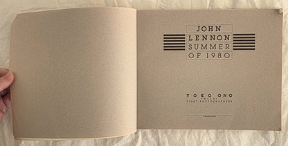 John Lennon Summer of 1980 by Yoko Ono