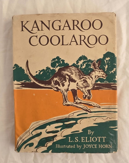 Book cover of 'Kangaroo Coolaroo' with a kangaroo illustration on a beige background