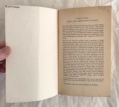 Keep the Aspidistra Flying by George Orwell