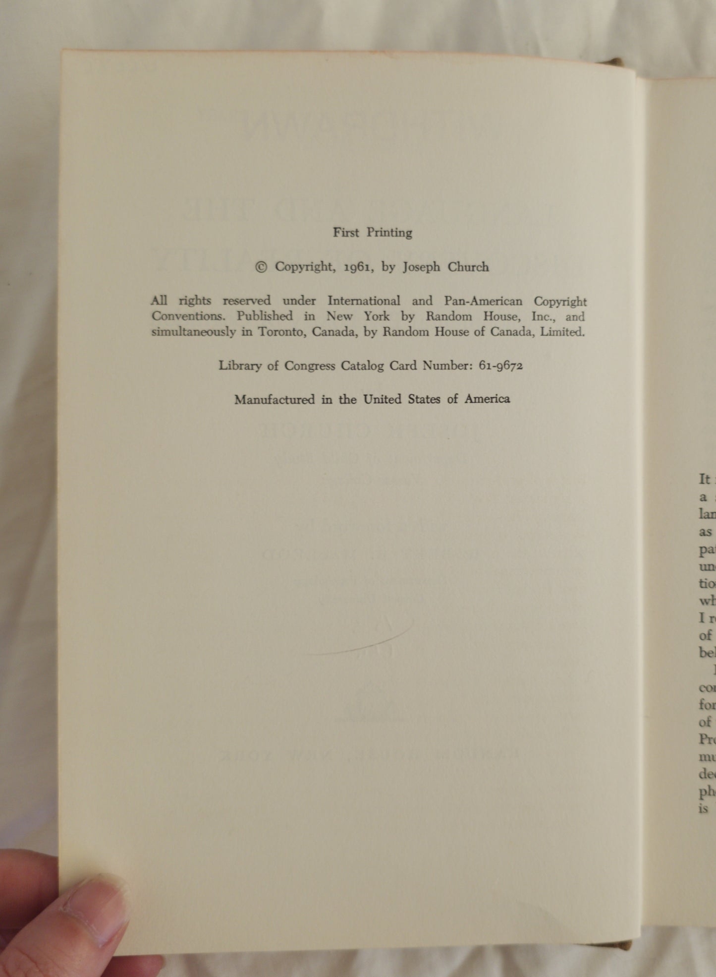 Language and the Discovery of Reality by Joseph Church