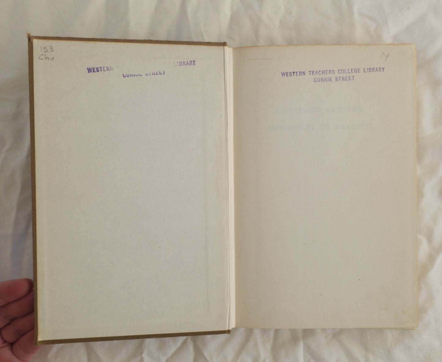 Language and the Discovery of Reality by Joseph Church