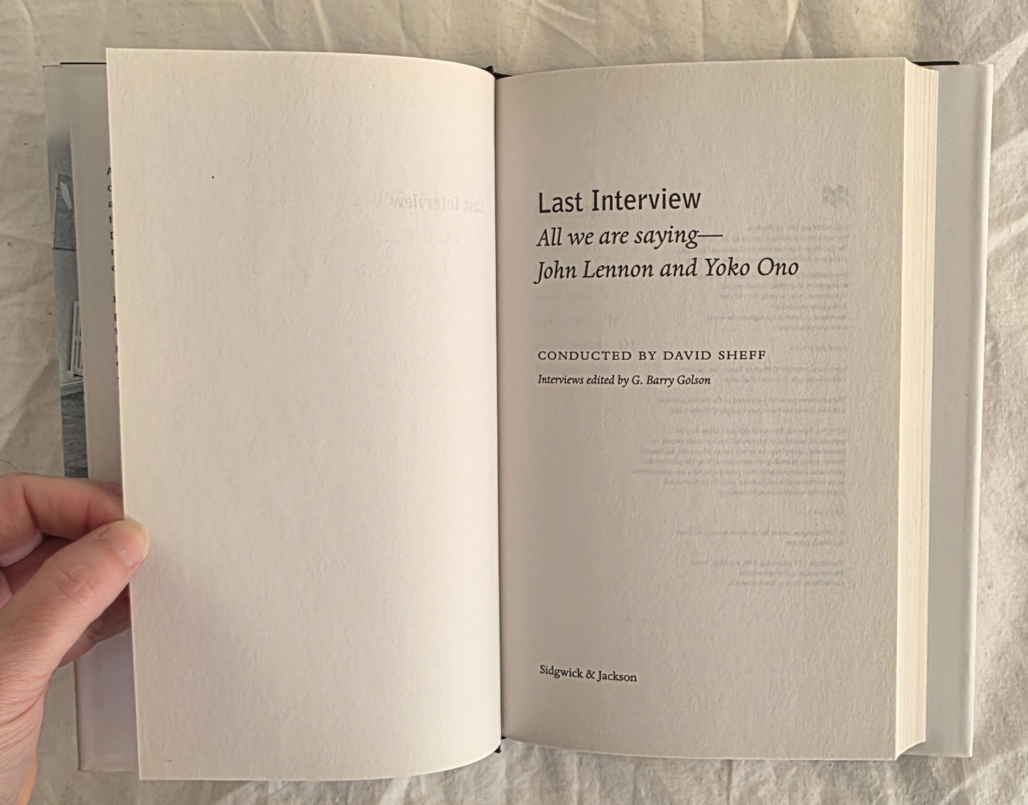 Last Interview by David Sheff