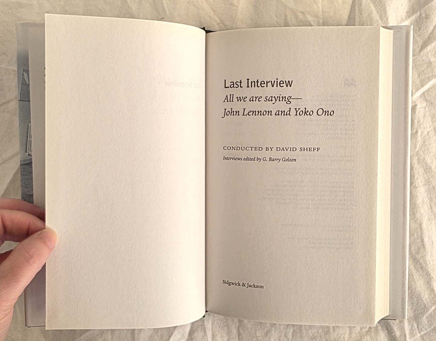 Last Interview by David Sheff