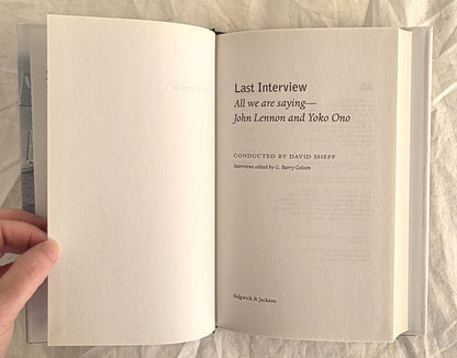 Last Interview by David Sheff
