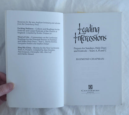 Leading Intercessions by Raymond Chapman