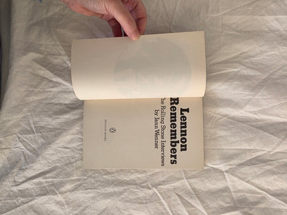 Lennon Remembers by Jann Wenner