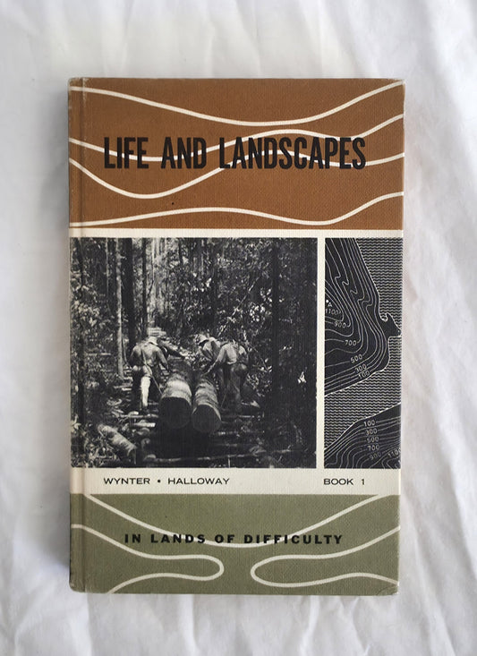 Book titled 'Life and Landscapes' by Wynter Halloway on a white background