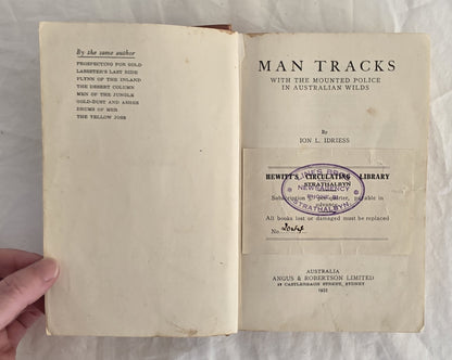 Man Tracks by Ion L. Idriess