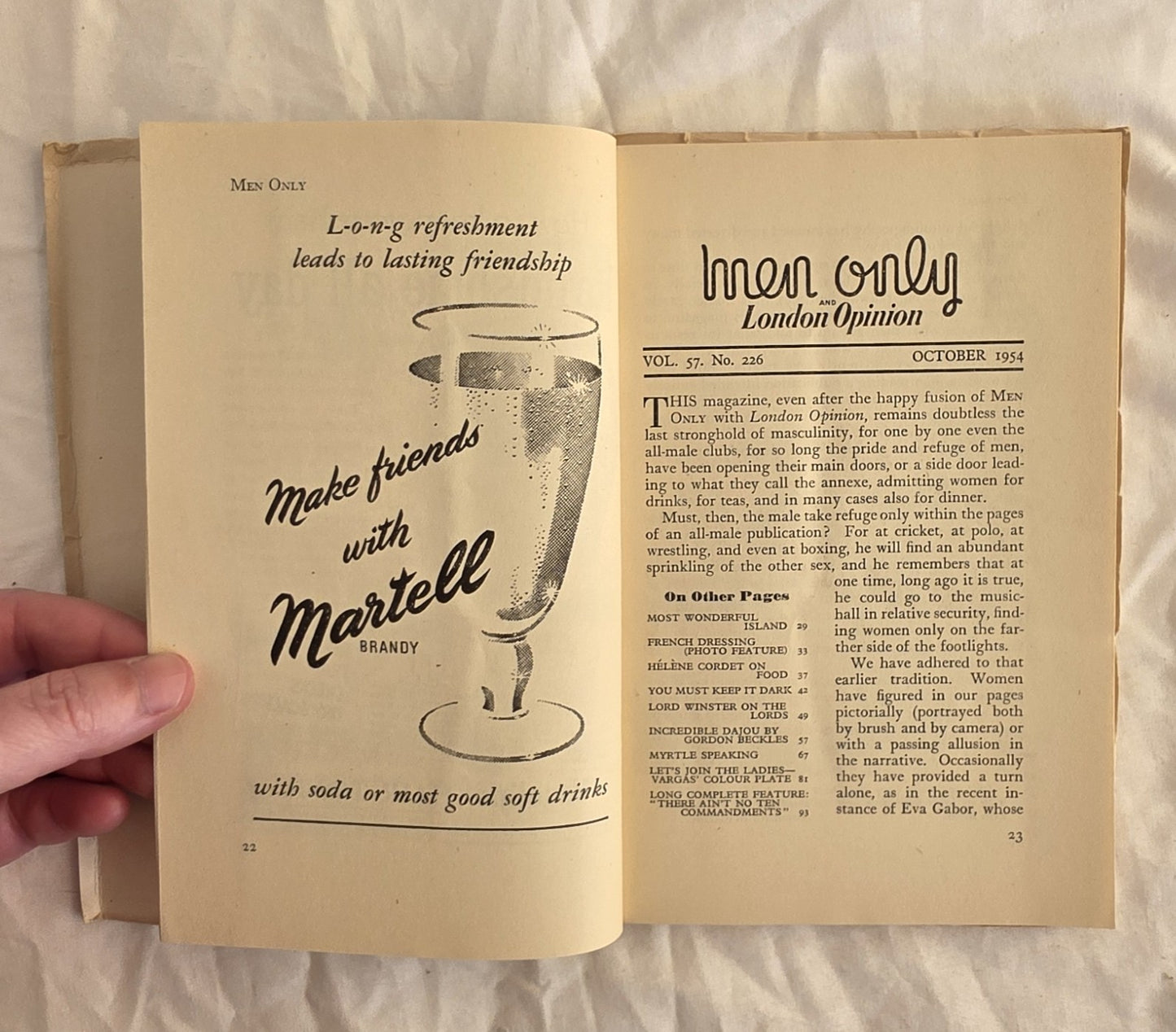 Men Only and London Opinion  Vol. 57. No. 226