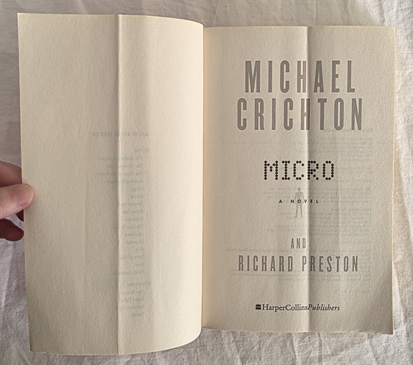 Micro by Michael Crichton and Richard Preston