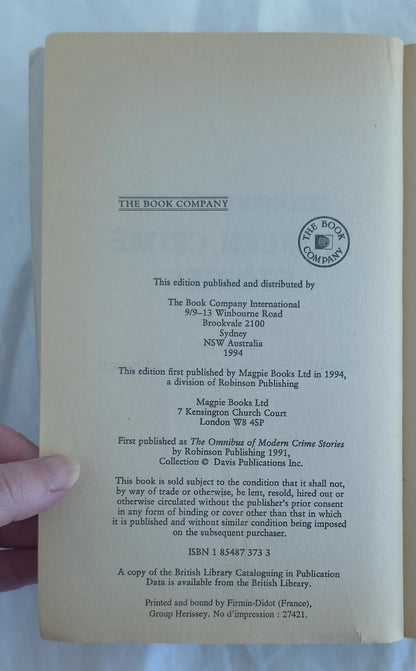 The Giant Book of Modern Crime Stories by Eleanor Sullivan and Ellery Queen