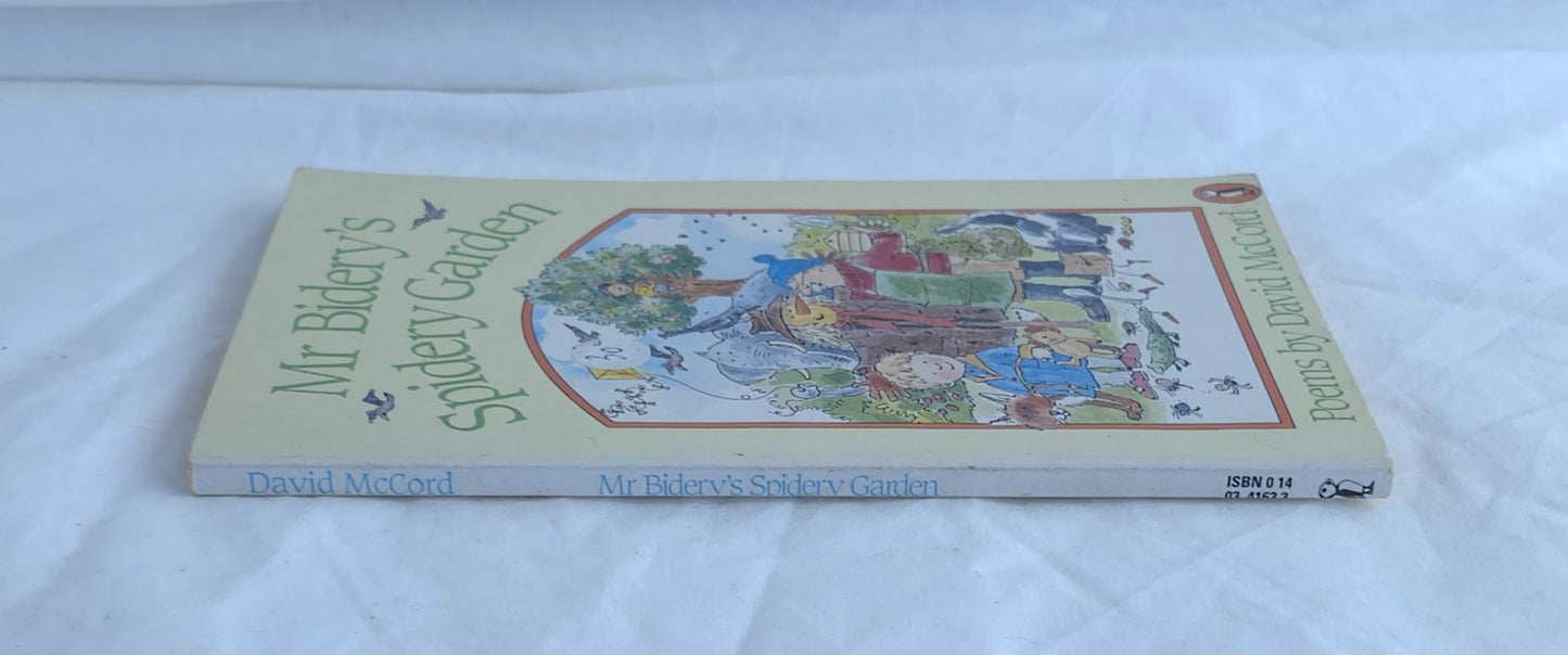 Mr Bidery’s Spidery Garden by David McCord
