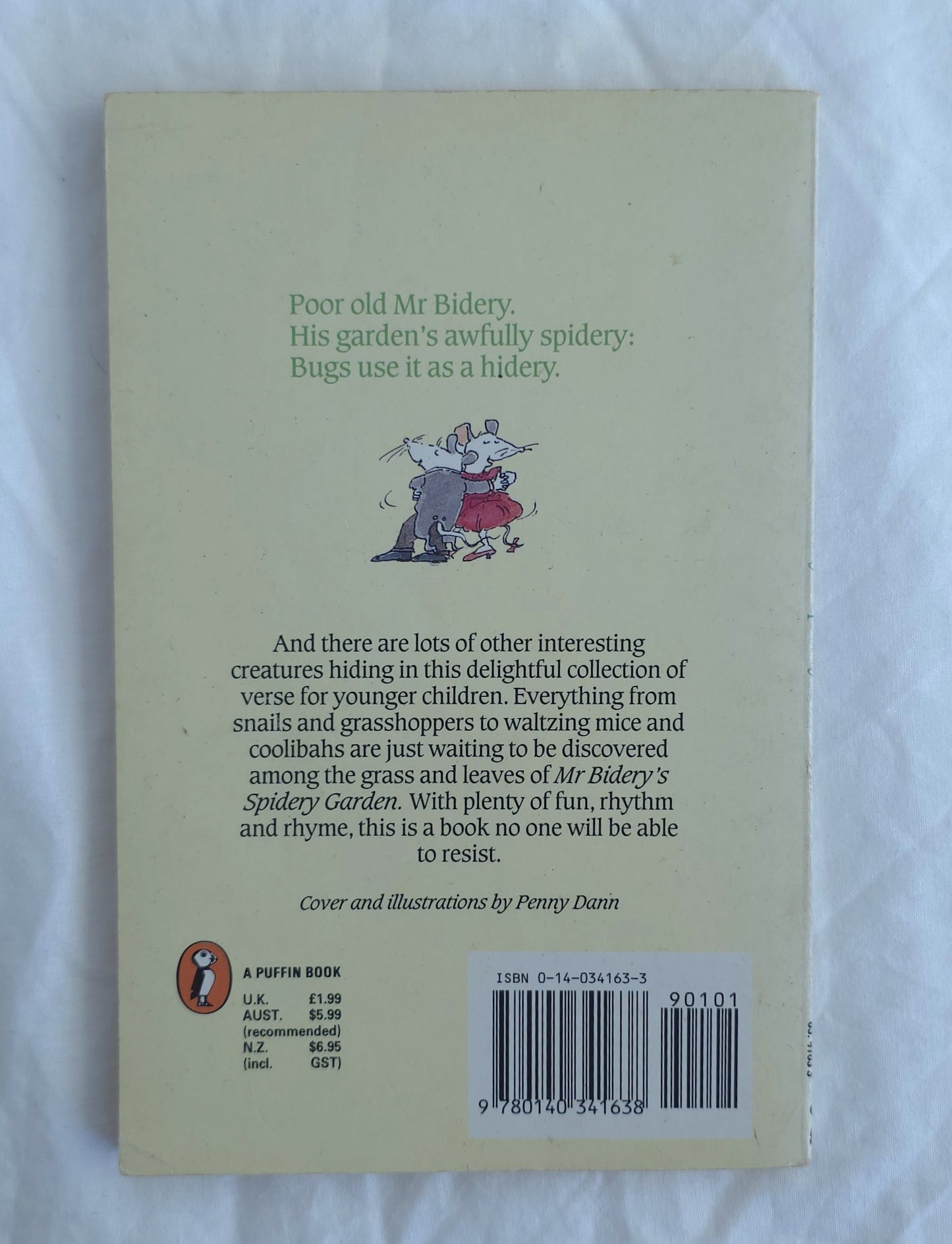 Mr Bidery’s Spidery Garden by David McCord