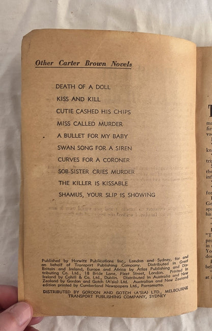 Murder by Miss-Demeanour by Peter Carter Brown