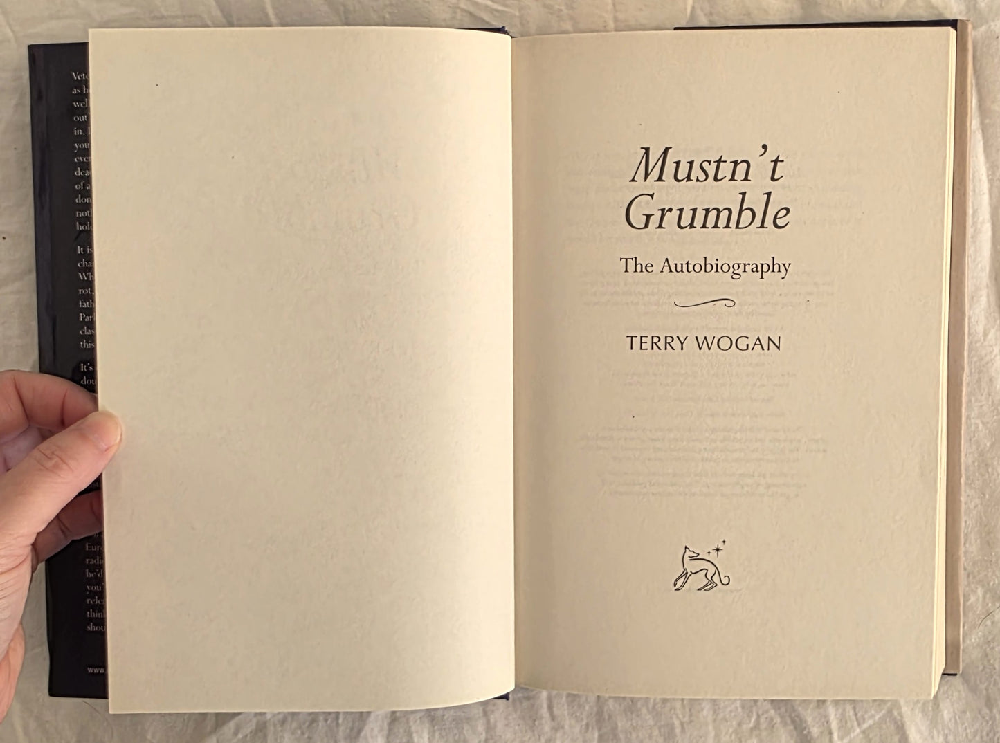 Mustn’t Grumble by Terry Wogan