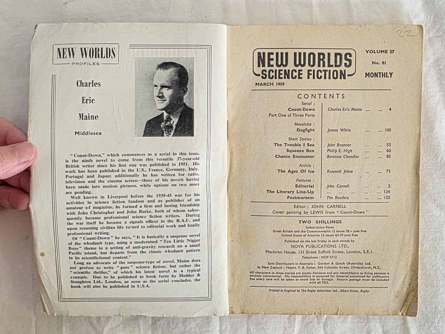 New World’s Science Fiction Volume 27 No. 81