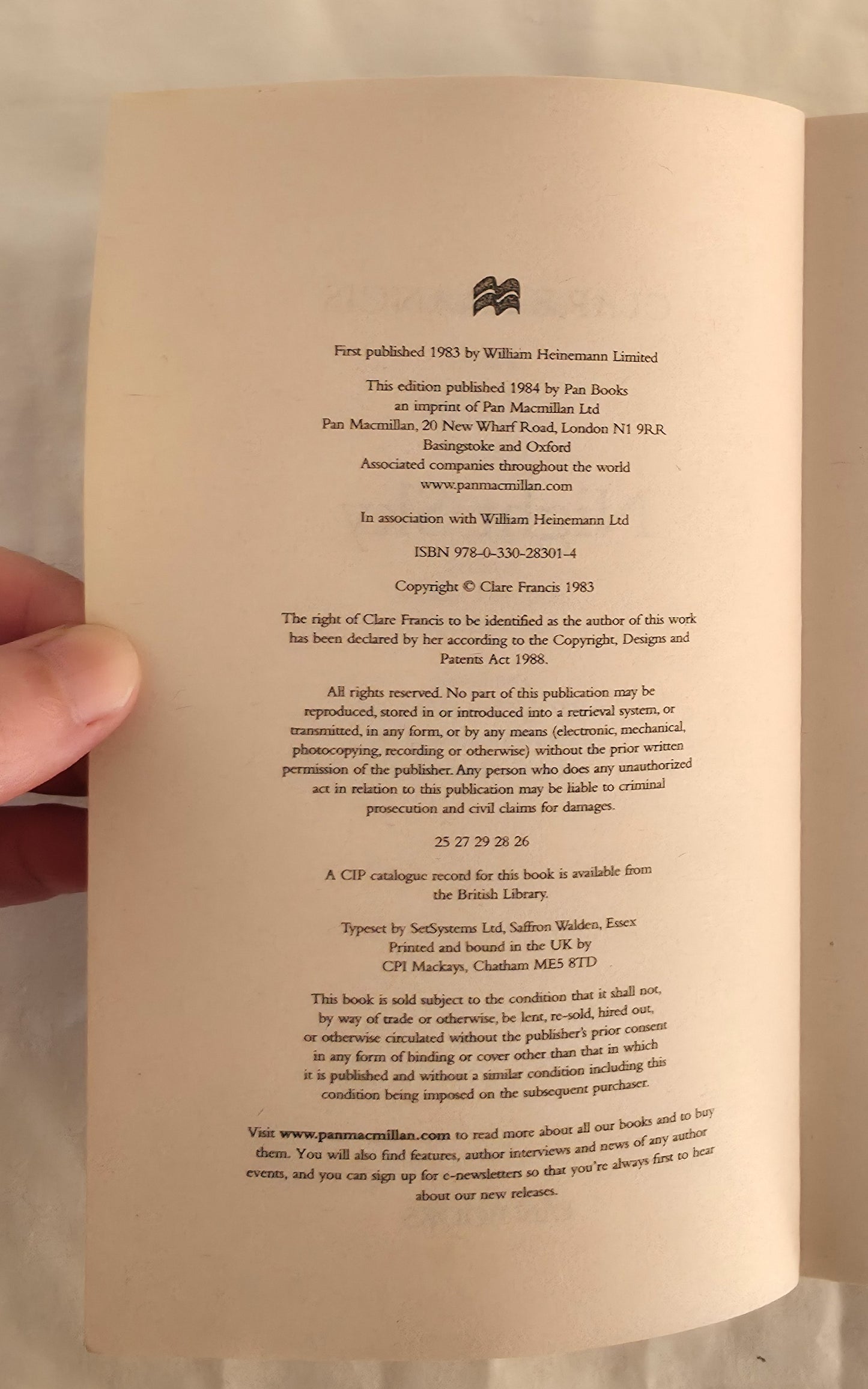 Night Sky by Clare Francis