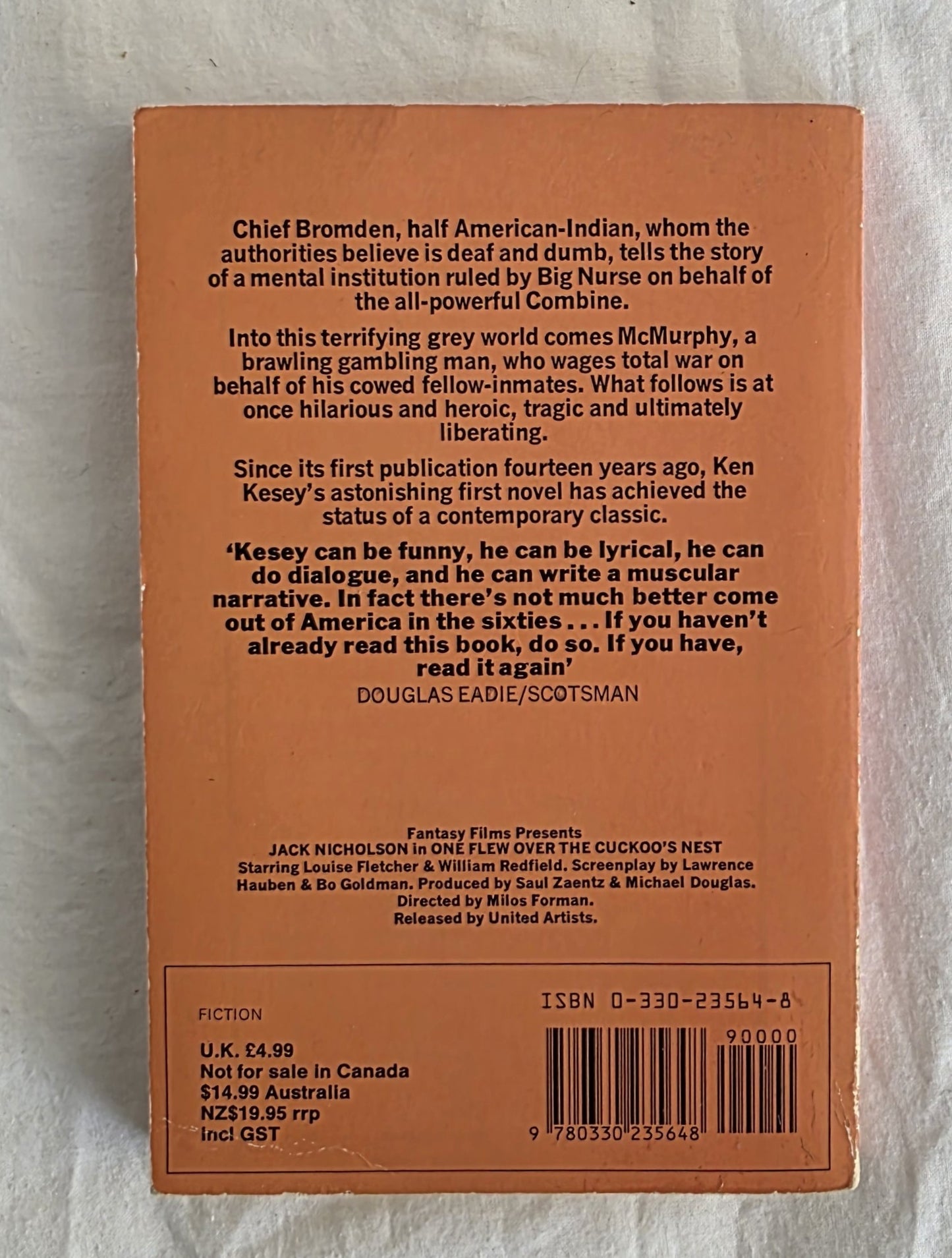 One Flew Over the Cuckoo’s Nest by Ken Kesey