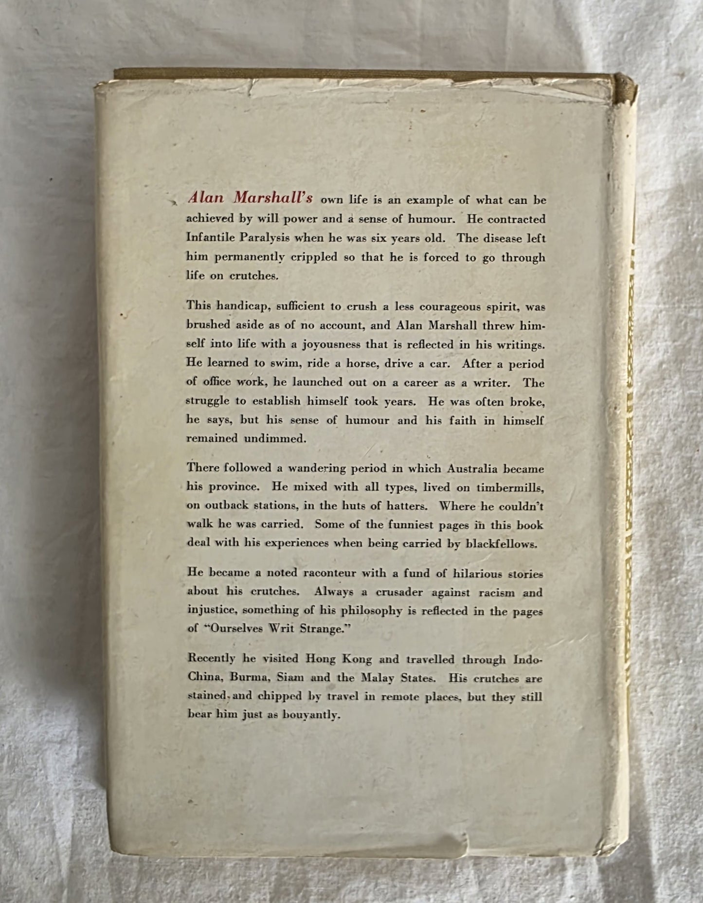 Ourselves Writ Strange by Alan Marshall