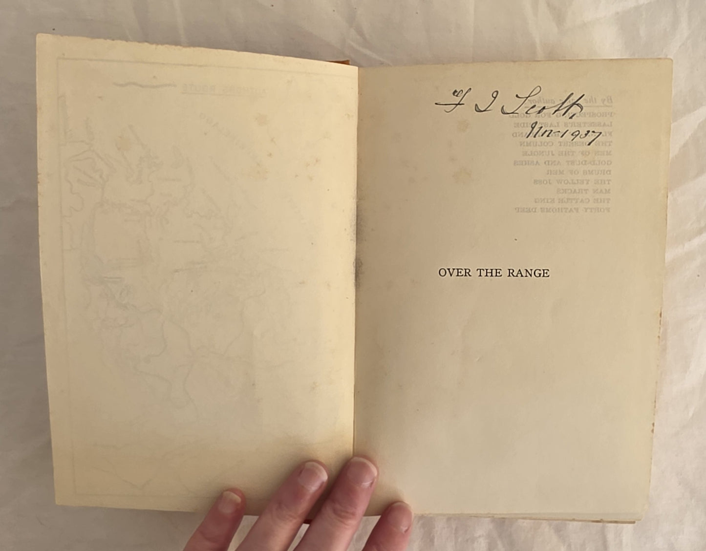 Over the Range by Ion L. Idriess (1937)