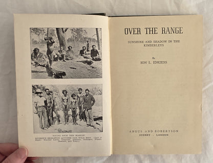 Book titled 'Over the Range' with black and white photographs on a light background