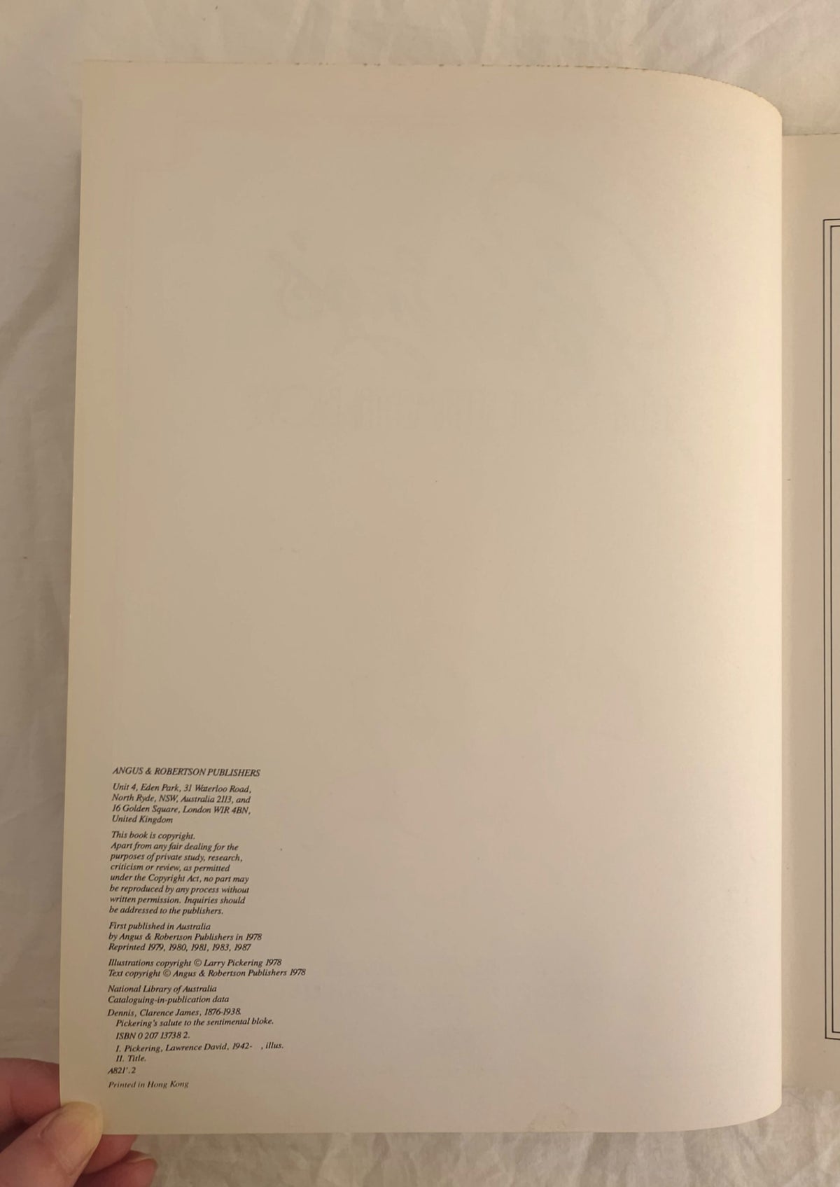 Pickering’s Salute to the Sentimental Bloke by C. J. Lewis