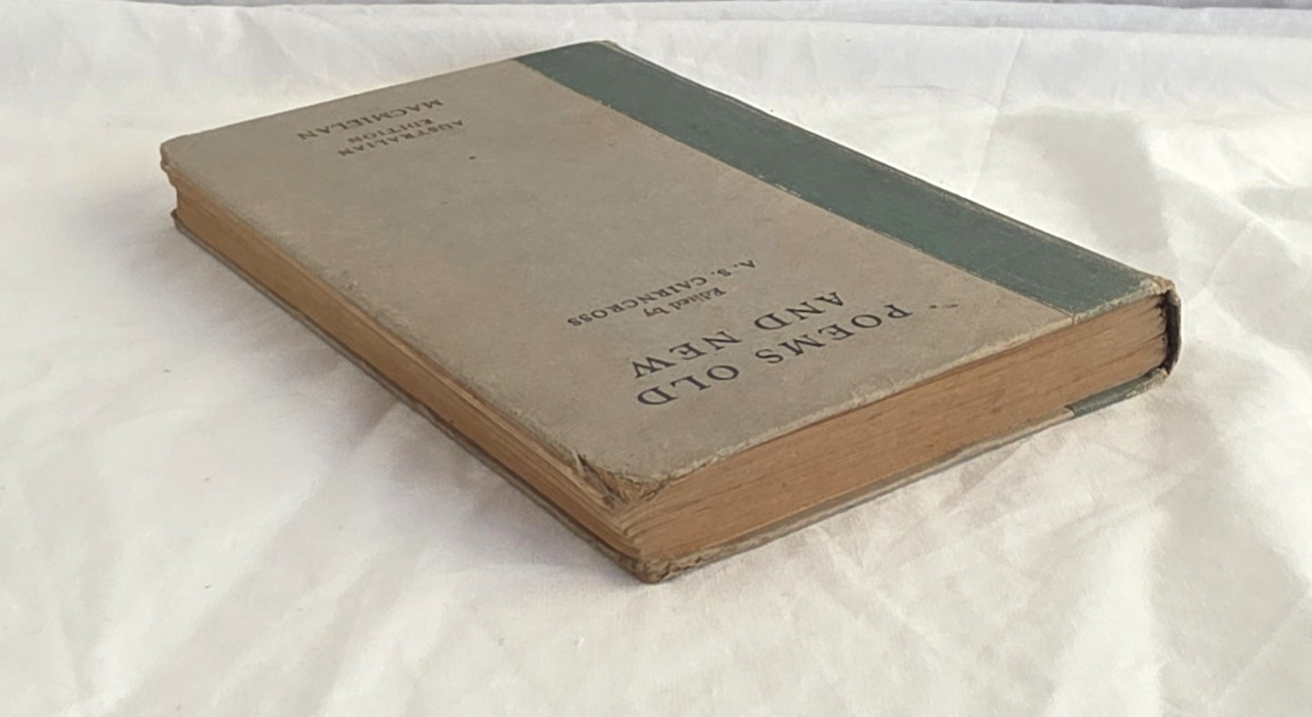 Poems Old and New by A. S. Cairncross
