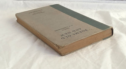 Poems Old and New by A. S. Cairncross