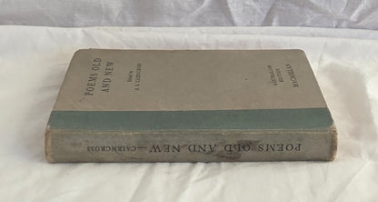 Poems Old and New by A. S. Cairncross