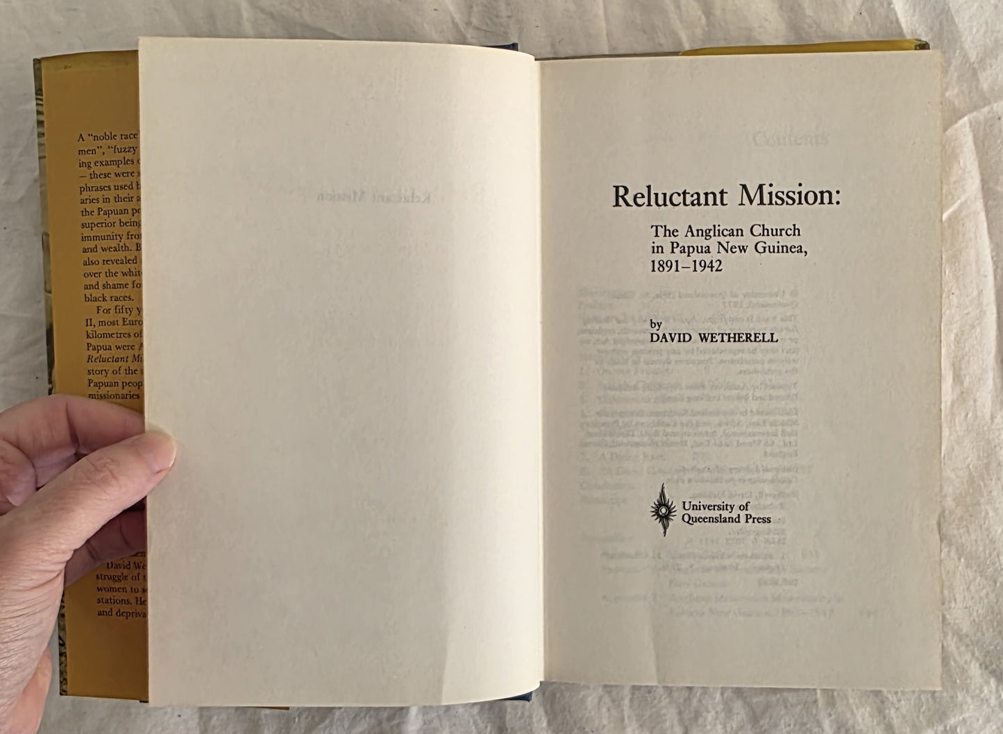 Reluctant Mission by David Wetherell