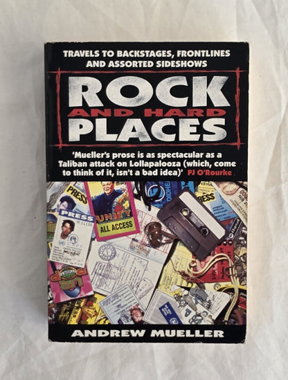 Book titled 'Rock and Hard Places' by Andrew Mueller on a white background