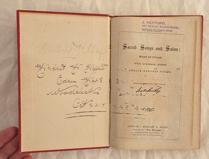 Sacred Songs and Solos by Ira D. Sankey