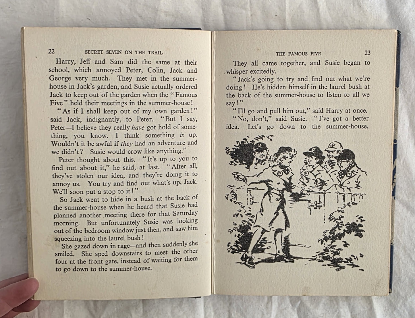 Secret Seven on the Trail by Enid Blyton