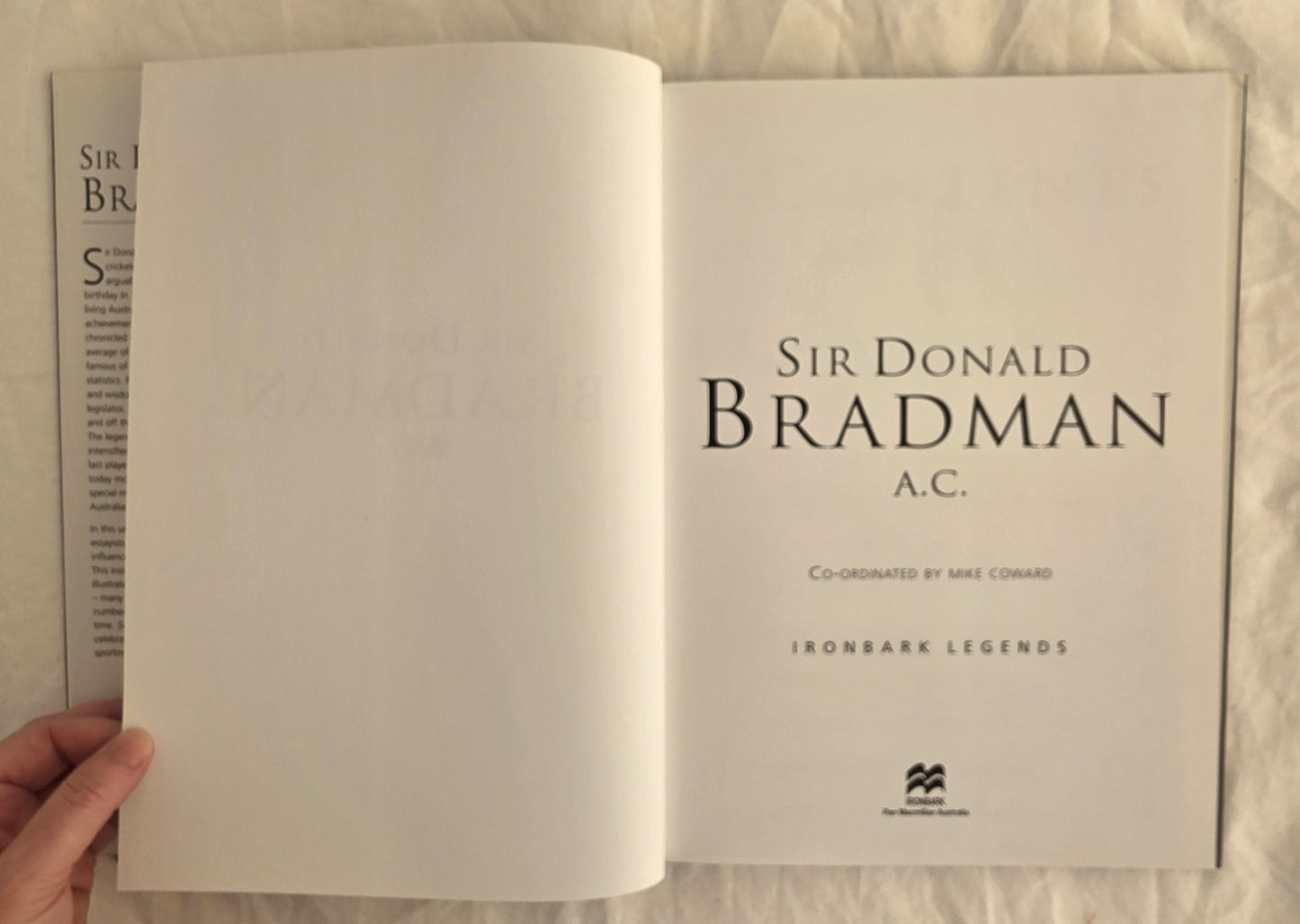 Sir Donald Bradman A. C.  by Mike Coward