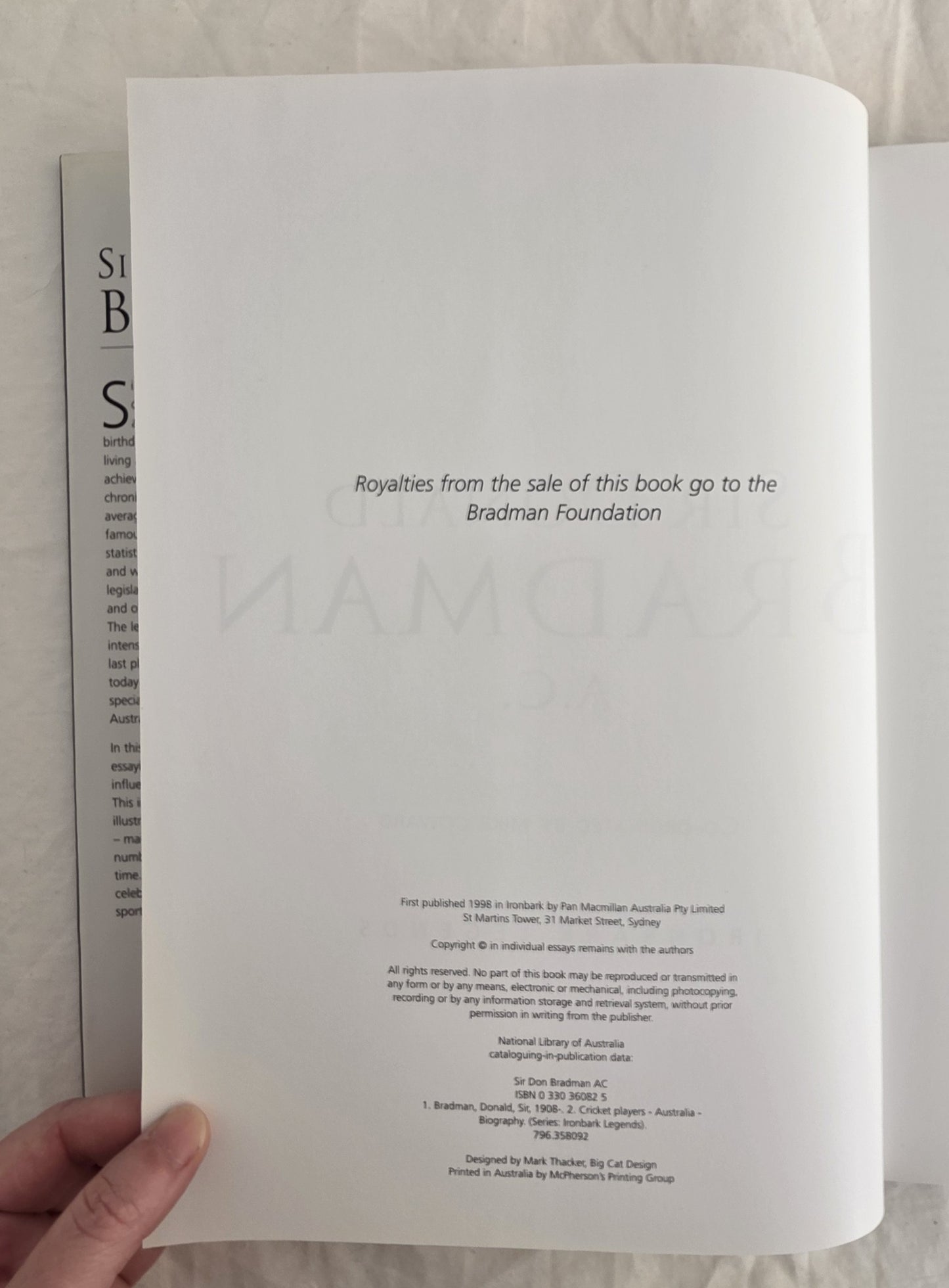 Sir Donald Bradman A. C.  by Mike Coward