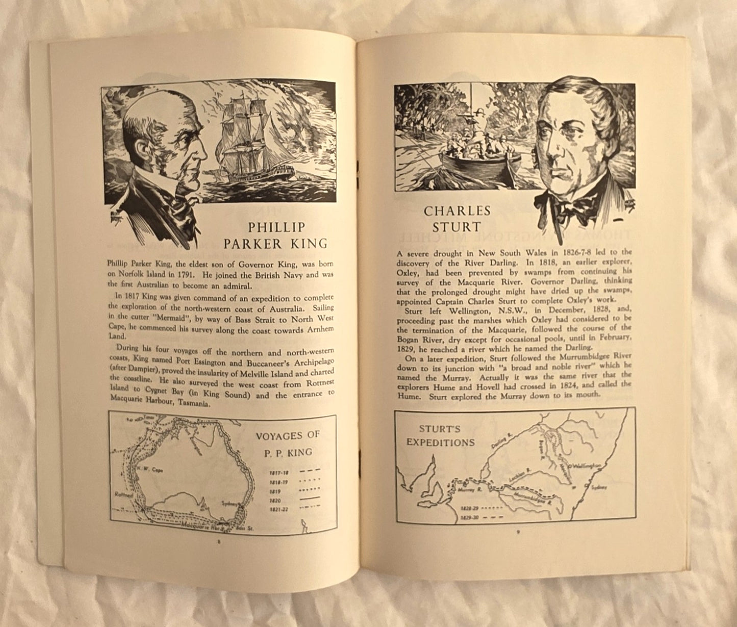 Sixteen Explorers of Australia (1967) by The Wales Bank of New South Wales