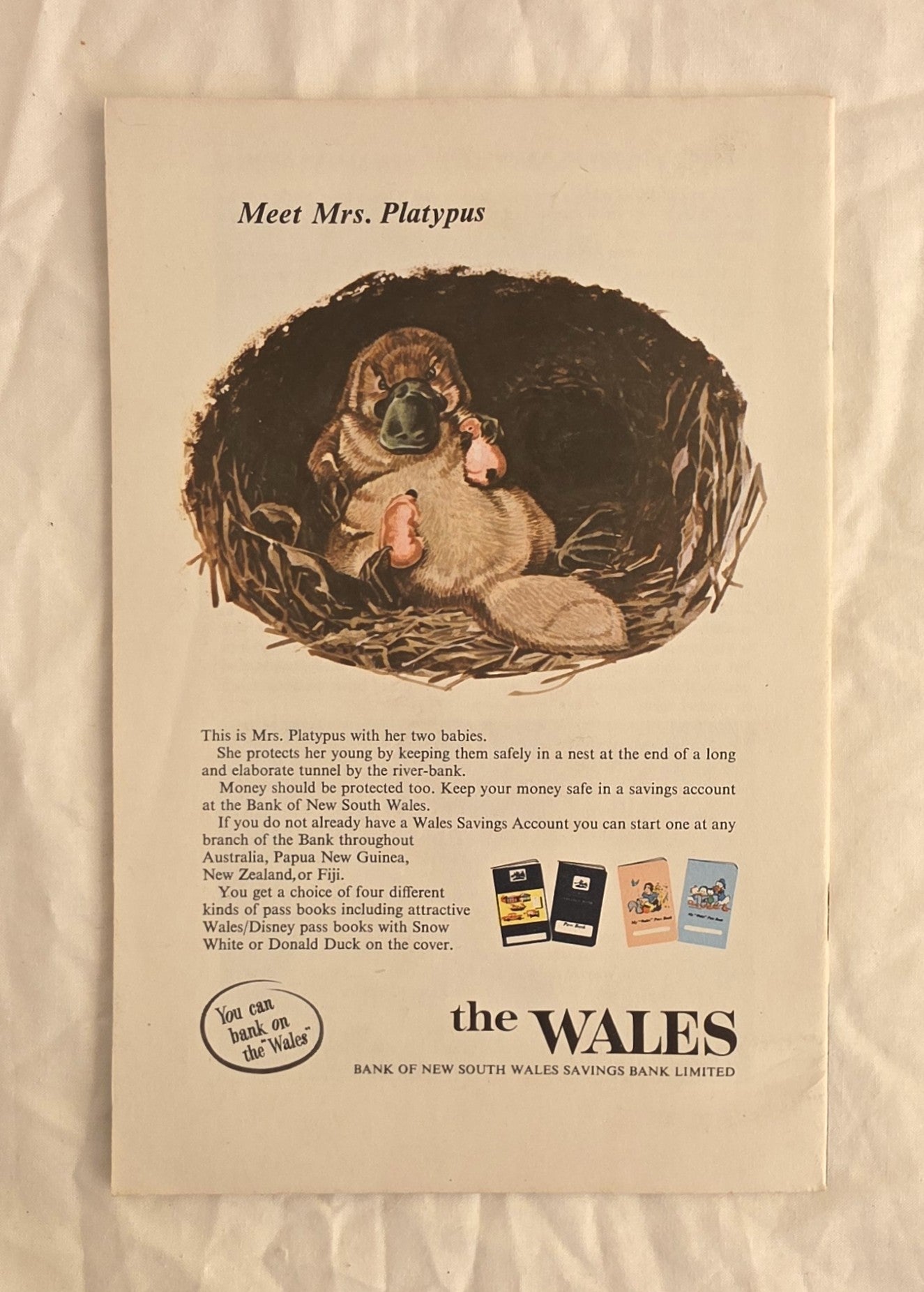 Some Australian Animals by The Wales Bank of New South Wales