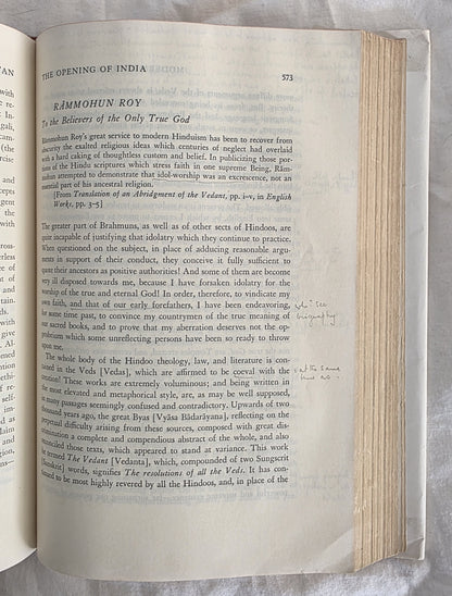 Sources of Indian Tradition by Wm. Theodore de Bary, Stephen N. Hay, Royal Weiler and Andrew Yarrow