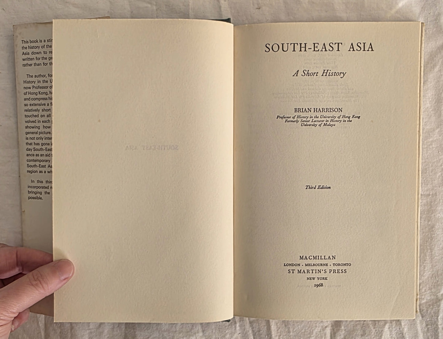 South-East Asia by Brian Harrison