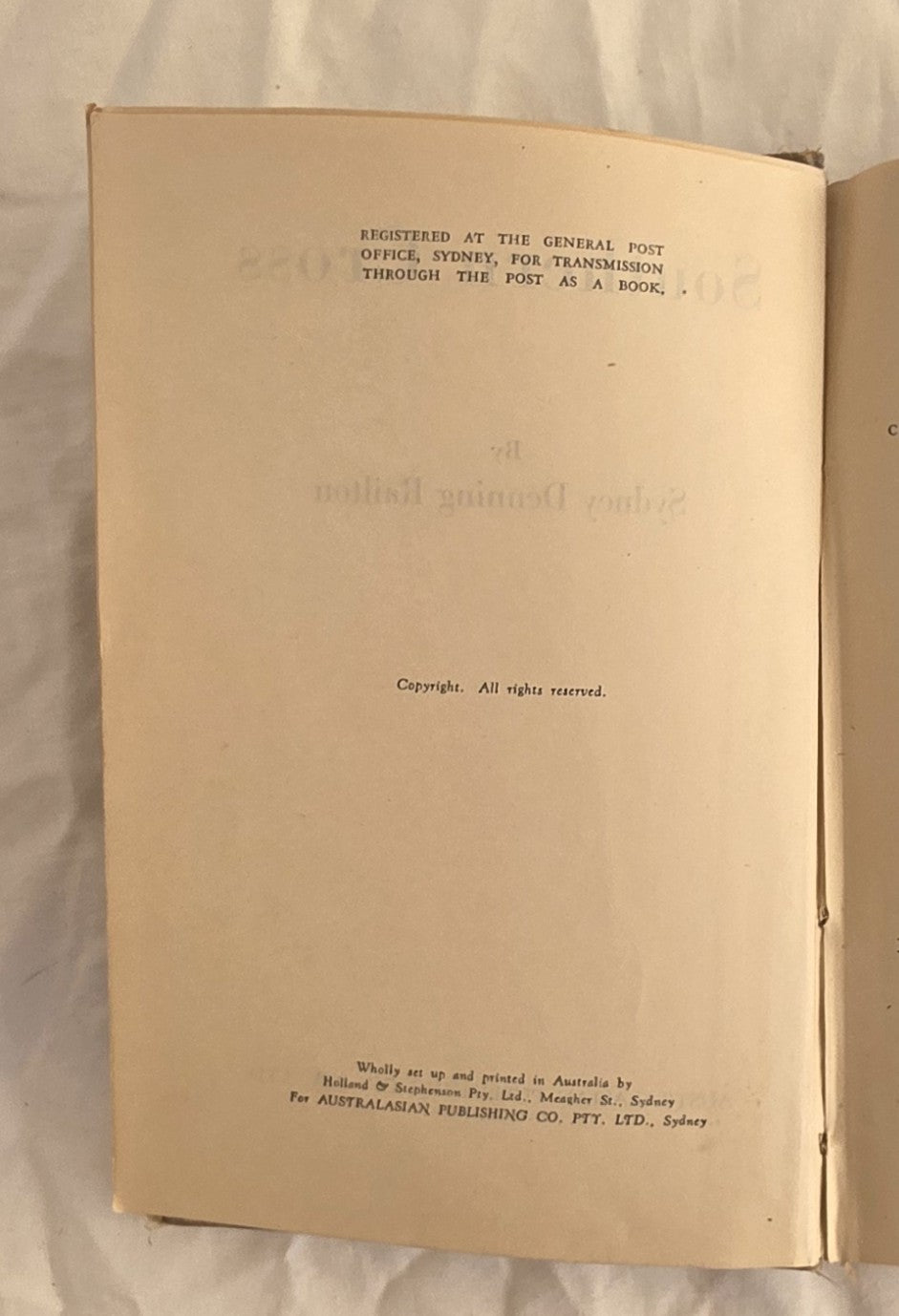 Southern Cross by Sydney Denning Railton