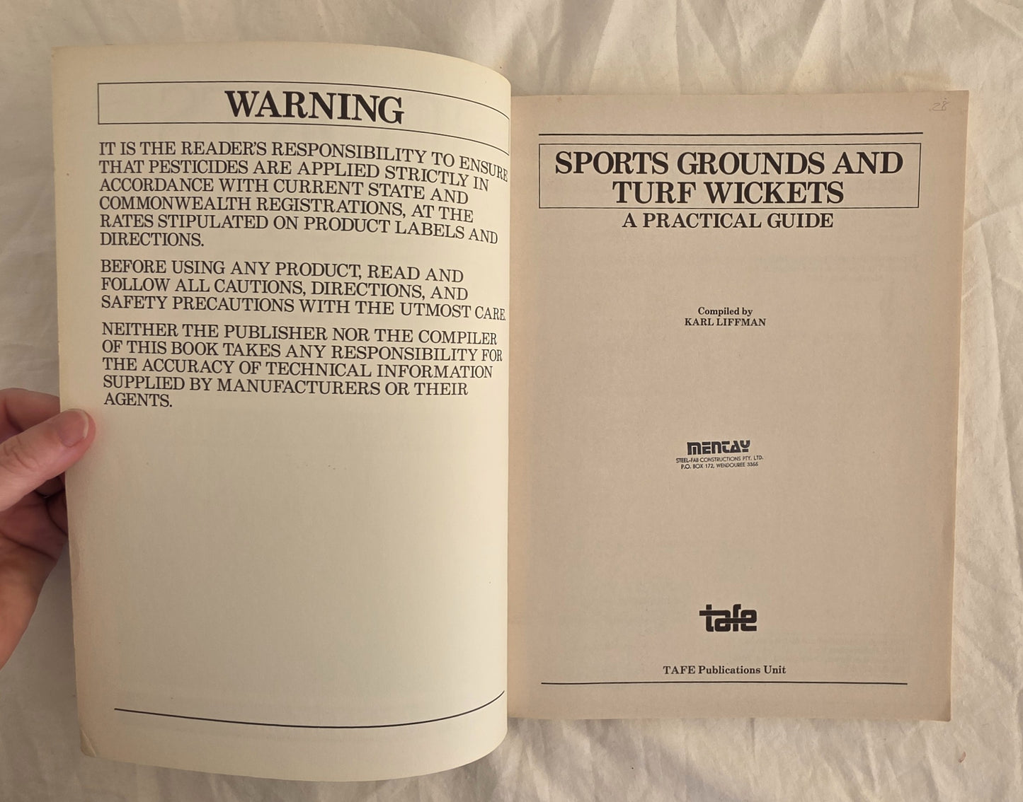 Sports Grounds and Turf Wickets by Karl Liffman