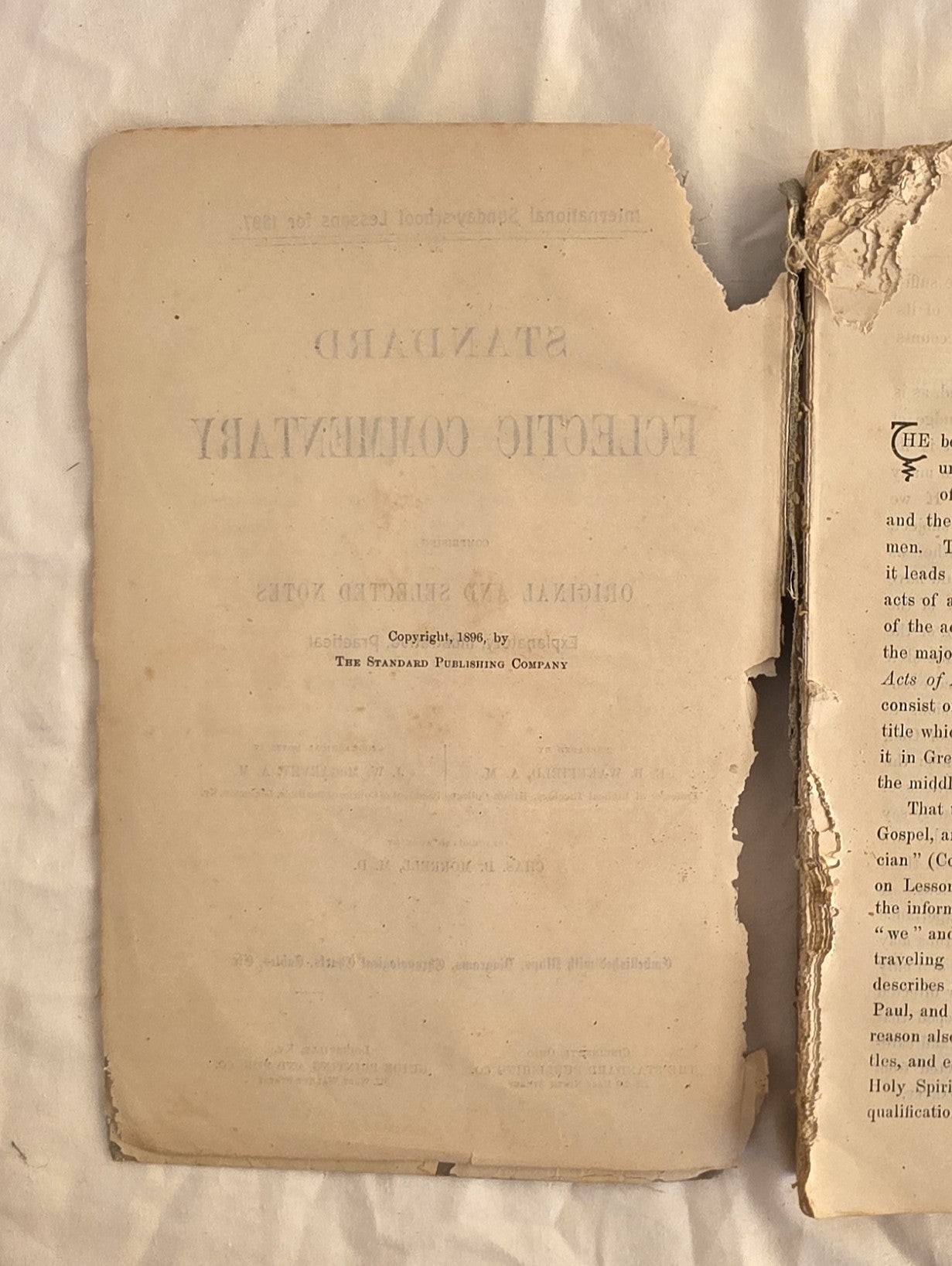 Standard Eclectic Commentary by E. B. Wakefield and J. W. McGarvey