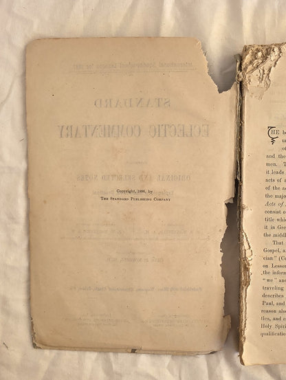 Standard Eclectic Commentary by E. B. Wakefield and J. W. McGarvey